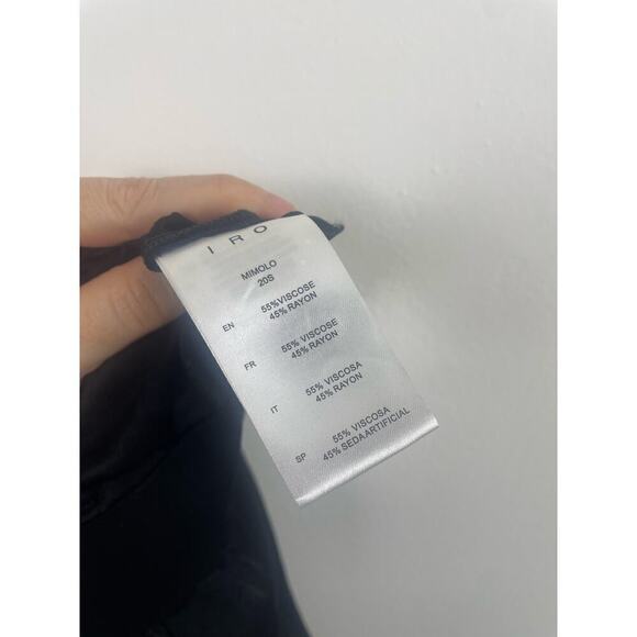 IRO mimolo black jumpsuit long sleeve size 36 or 4 - Picture 7 of 8